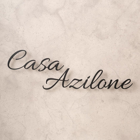 Metal house sign «Alur»