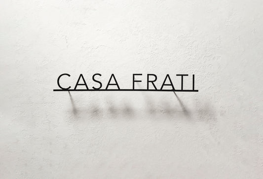 Metal House Sign "Brandon"