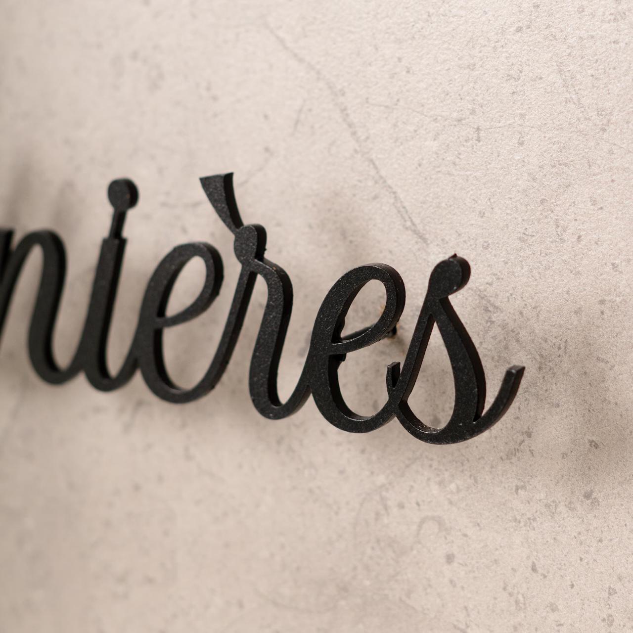 Metal house sign «Downley»